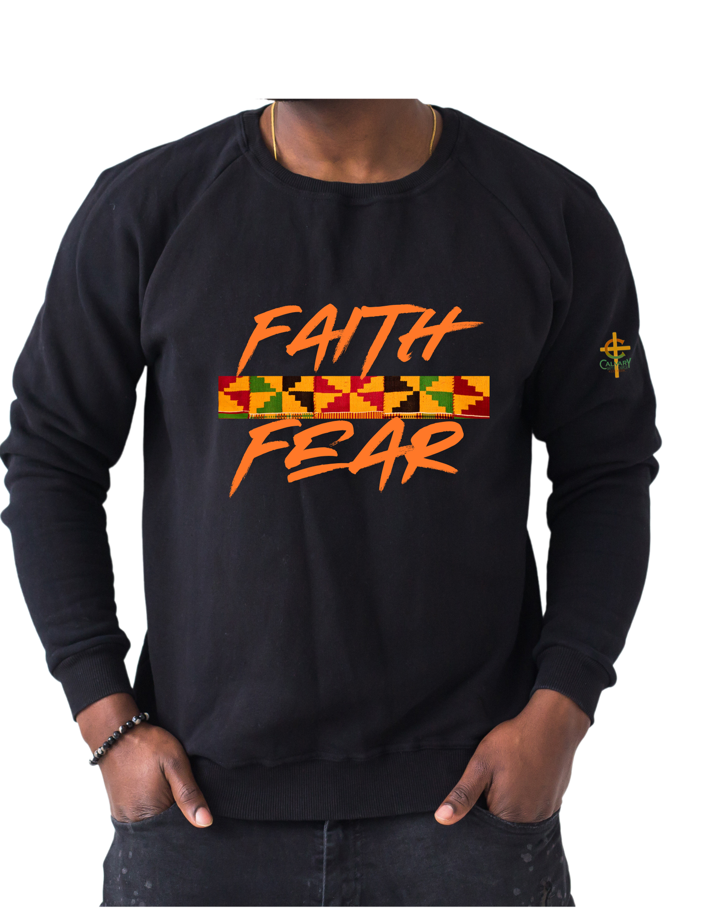 Faith Over Fear Crewneck Sweater